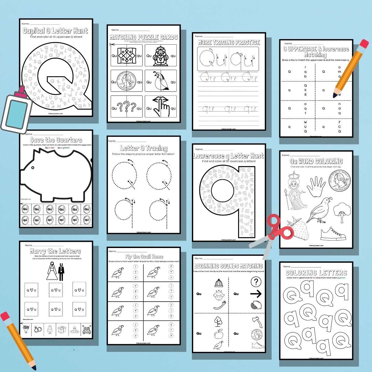 Letter Q Worksheets Free Printables