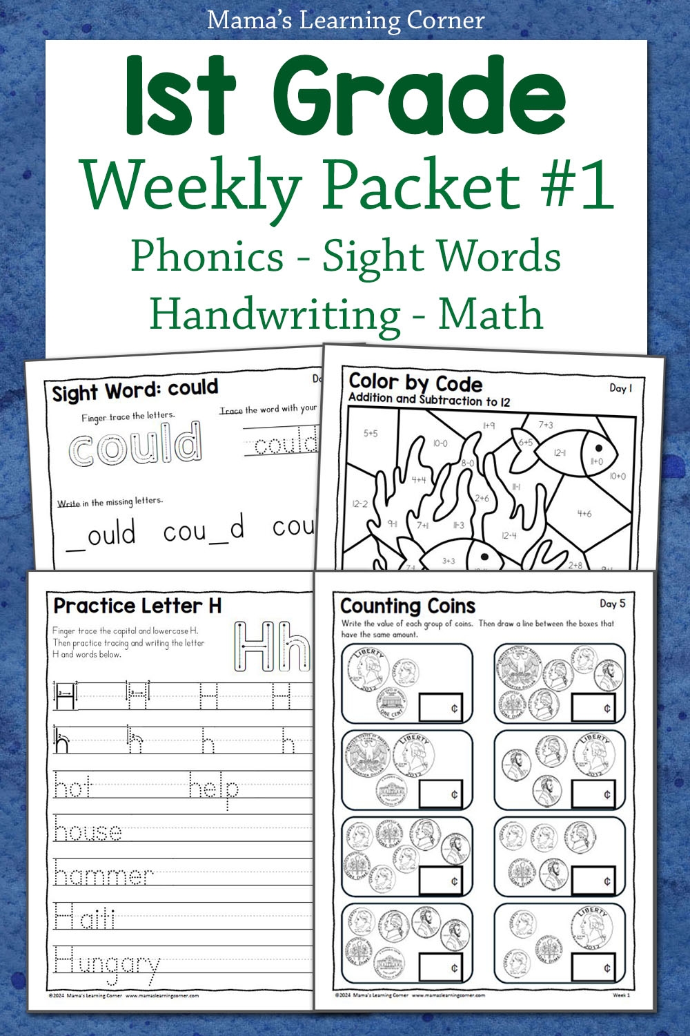 1st Grade Worksheets Printable