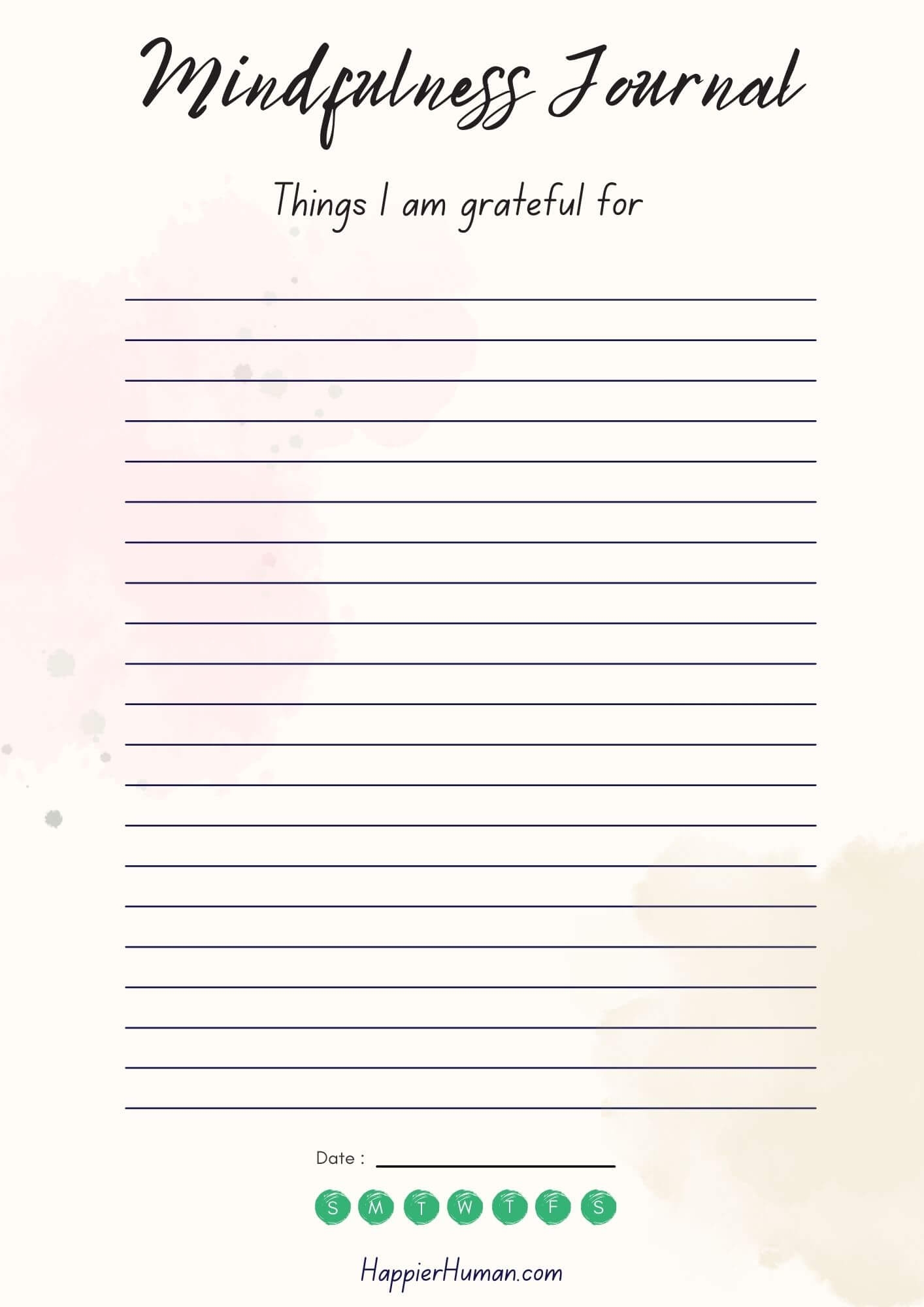 Free Printable Mindfulness Worksheets