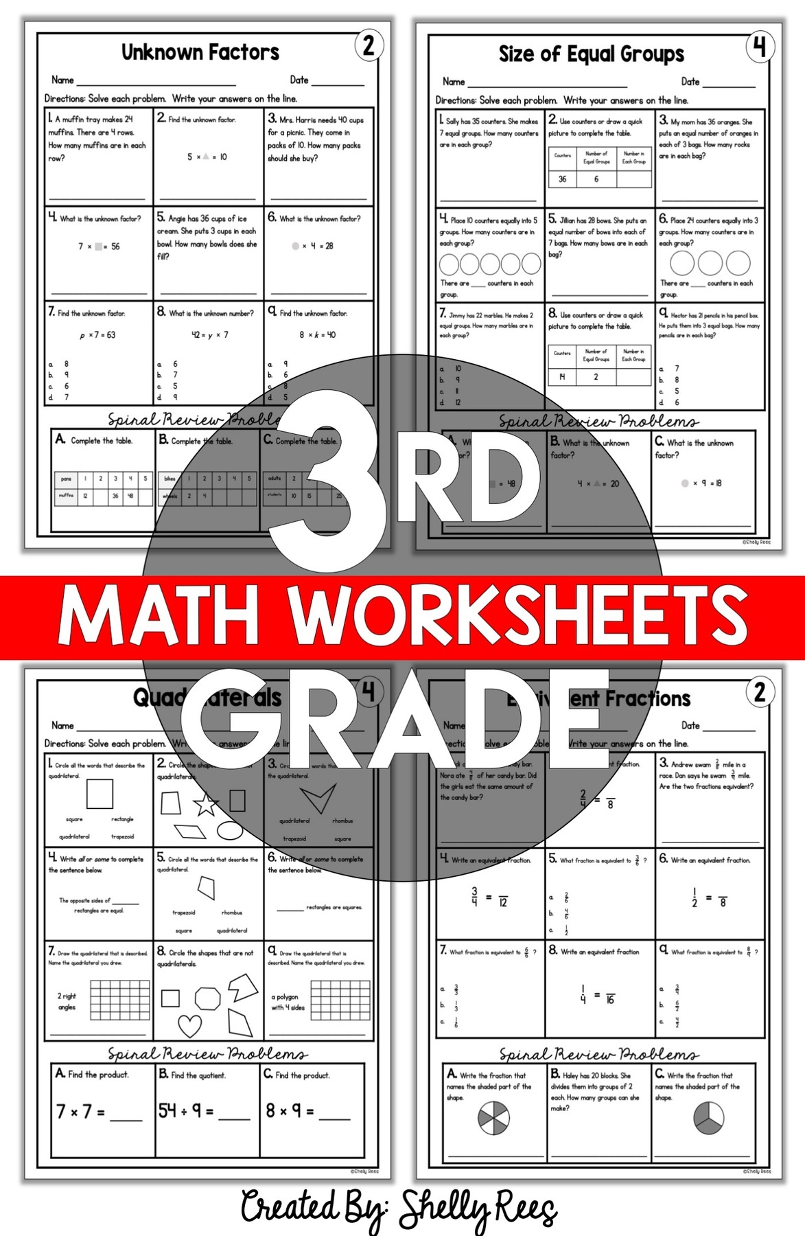 3rd Grade Worksheets Printable