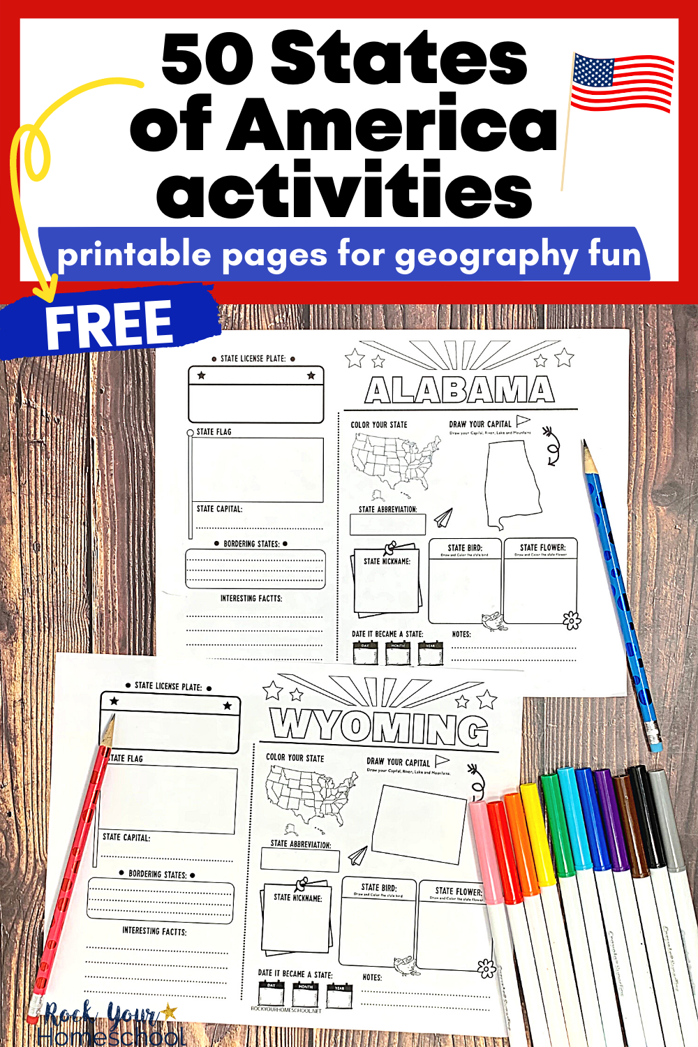 States Printable Worksheets