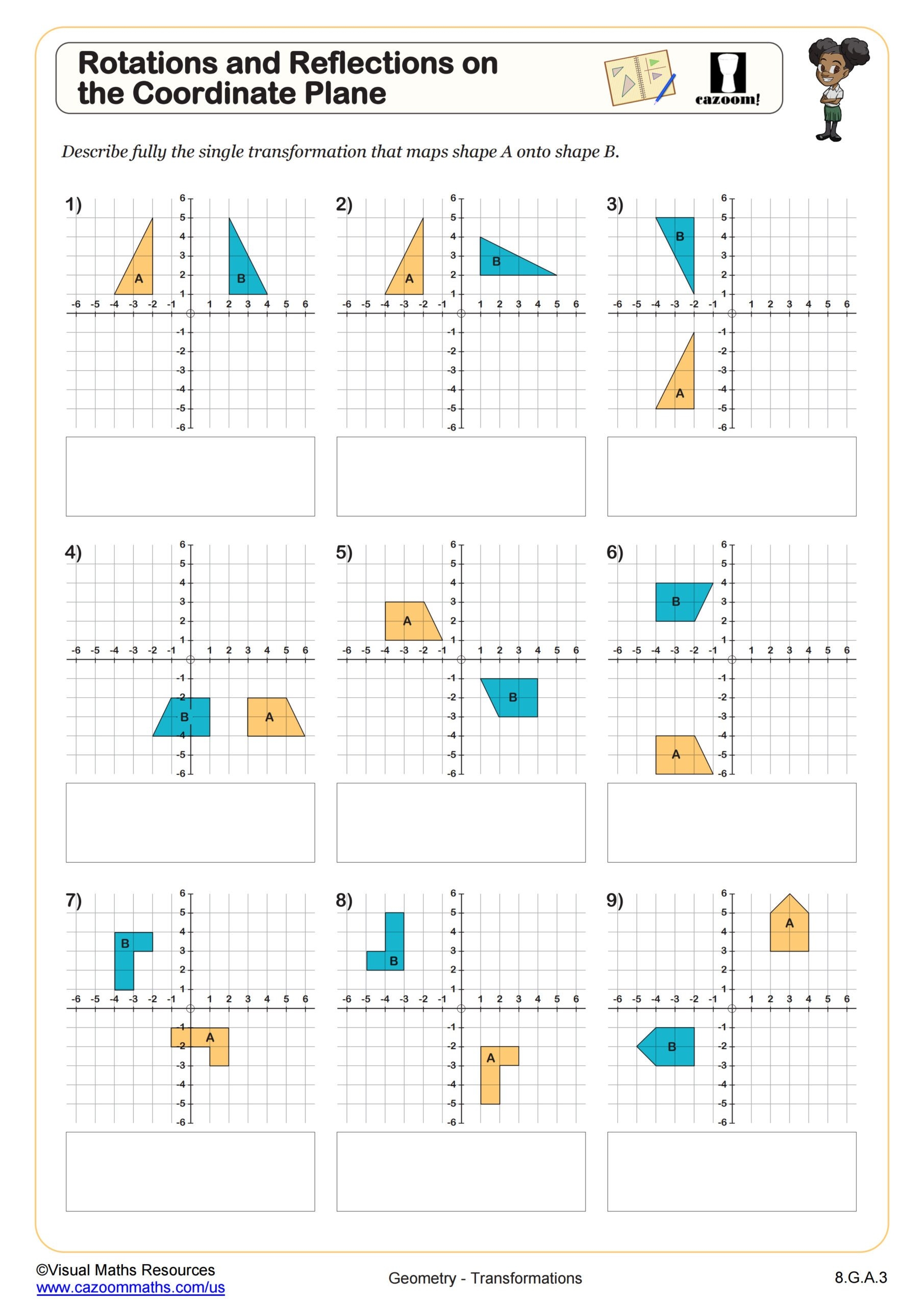 Free Printable 8th Grade Math Worksheets