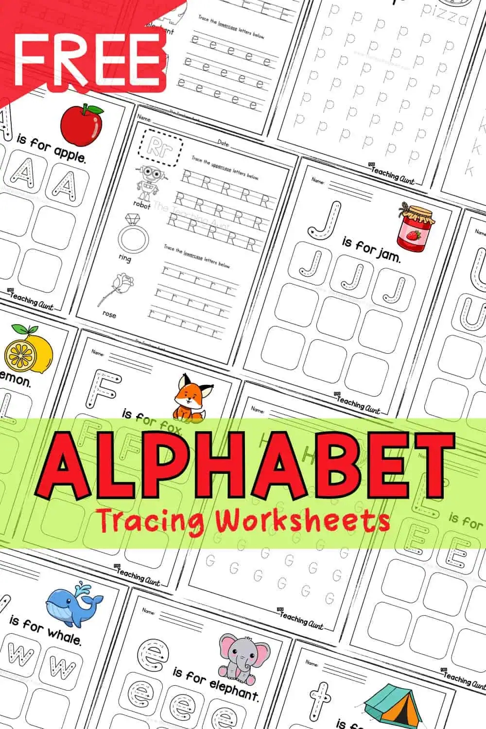 Free Printable Letter A Tracing Worksheets