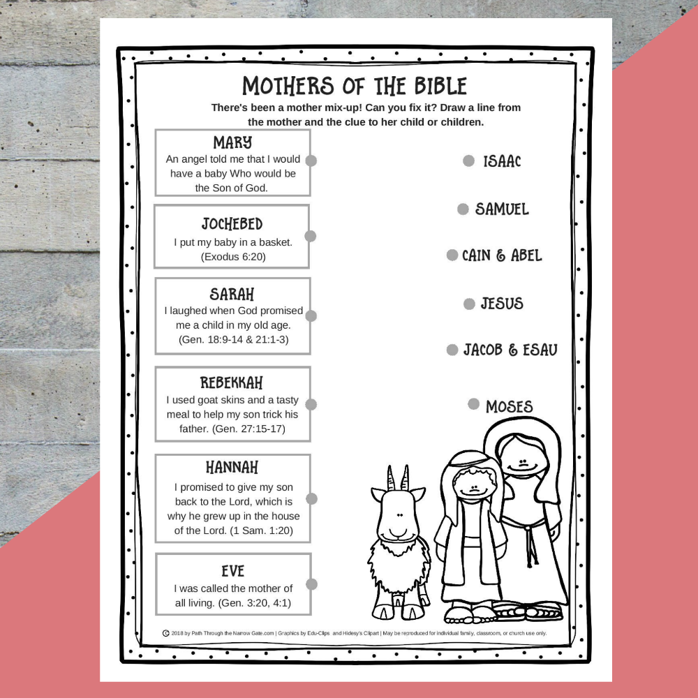 Free Printable Religious Worksheets