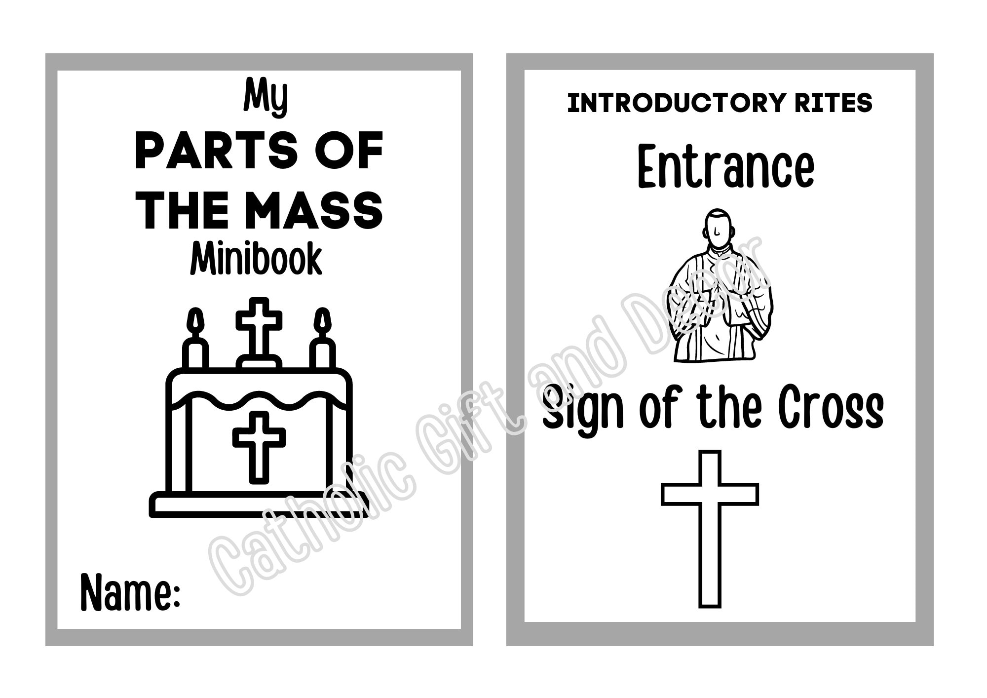 Buy Parts Of The Catholic Mass Printable Book Parts Of The Catholic Mass Worksheets catholic Mass Activities catholic Mass Guide order Of Mass Online In India Etsy