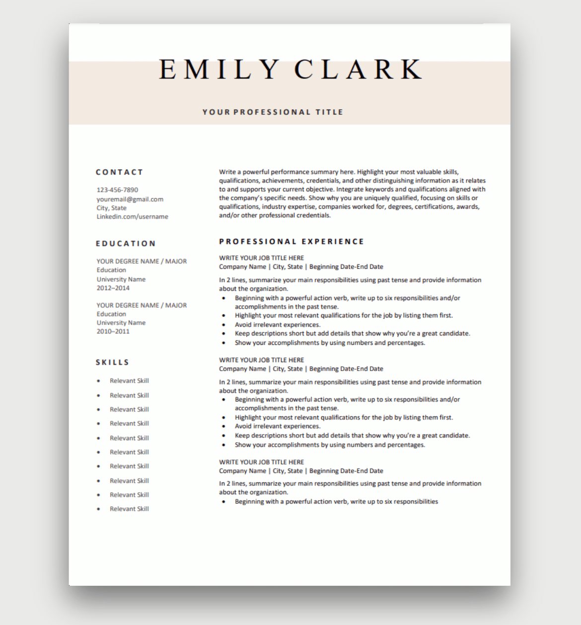 Cover Letter Template Download For Free