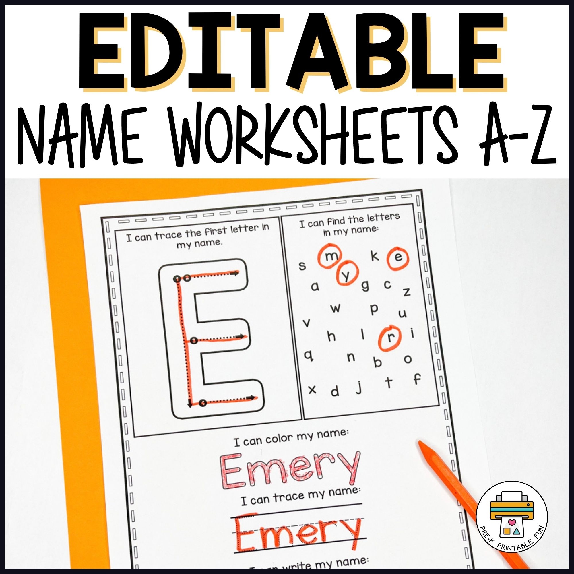 Free Printable Traceable Name Worksheets