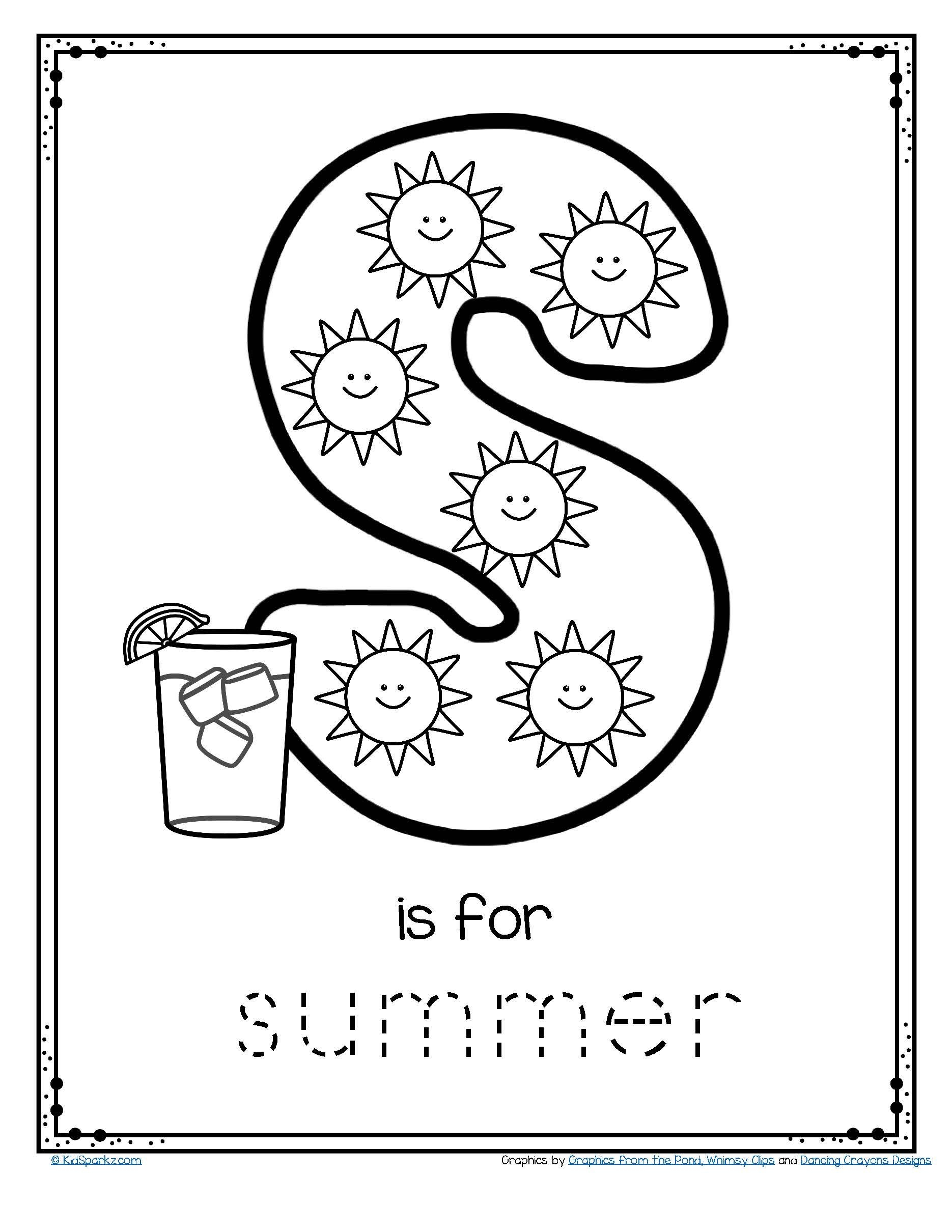 Engaging Summer Preschool Worksheets For Fun Learning Activities