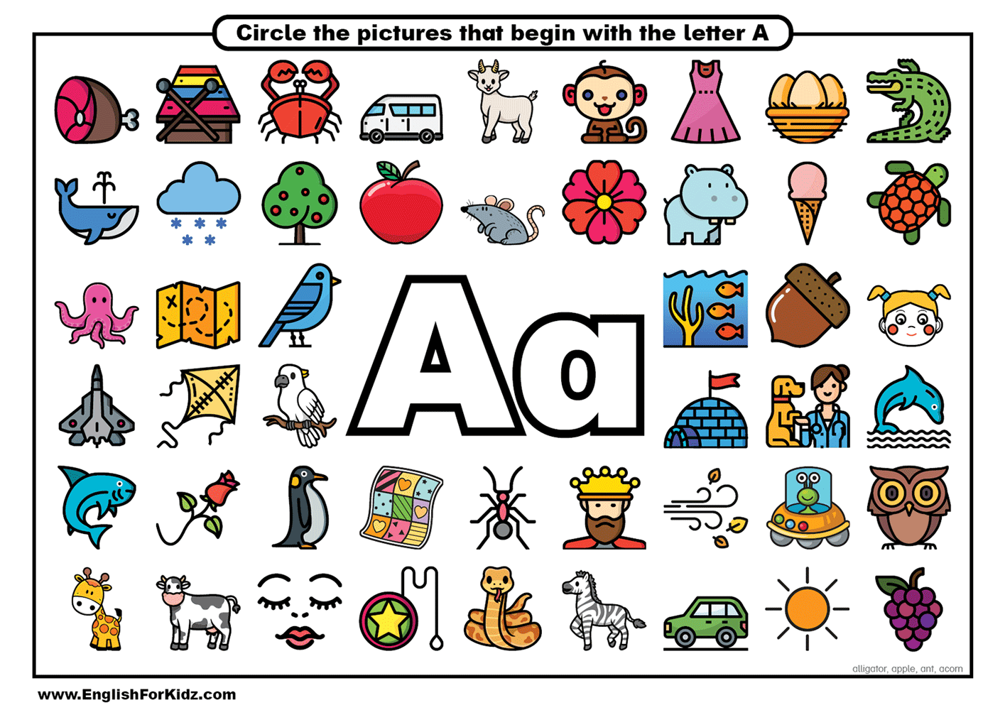 Free Abc Printable Worksheets