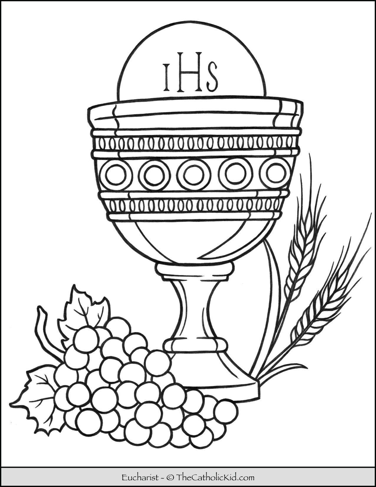 Eucharist Archives The Catholic Kid Catholic Coloring Pages And Games For Children