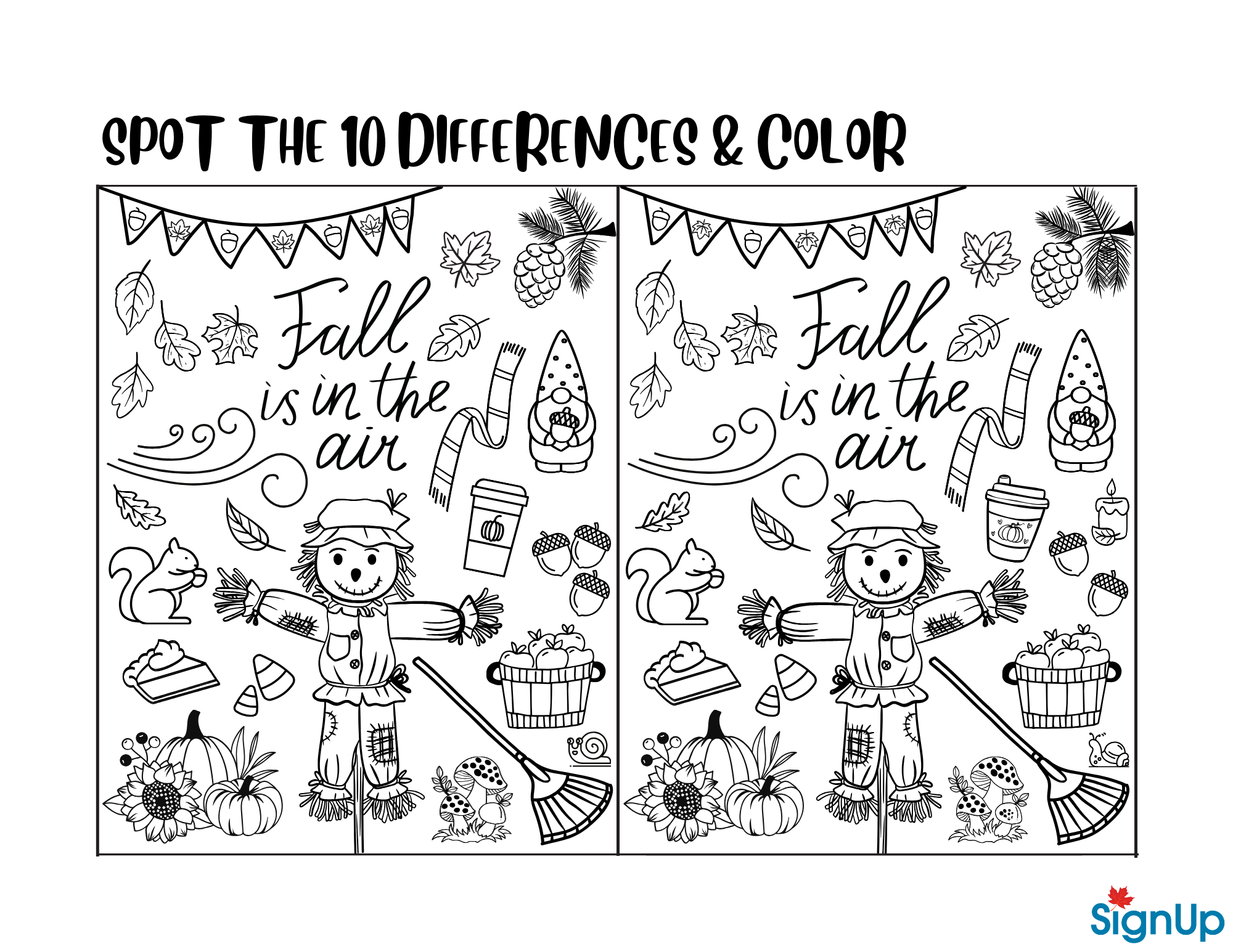 Autumn Printable Worksheets