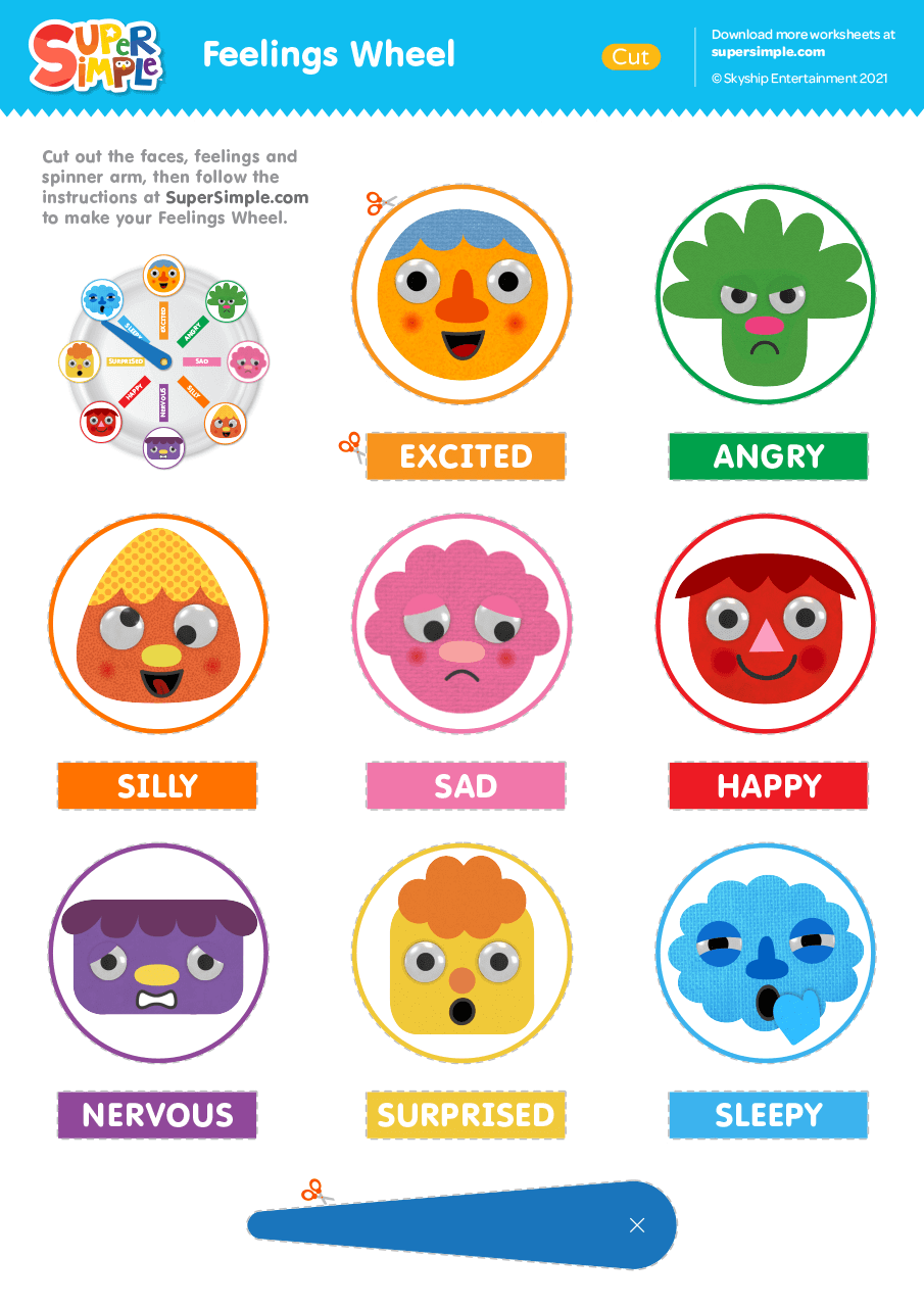 Free Printable Emotion Worksheets