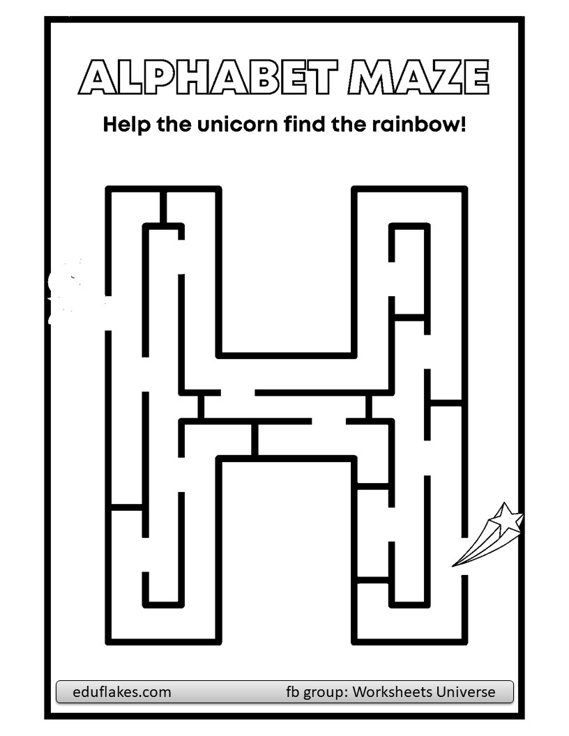 Mazes Printable Worksheets