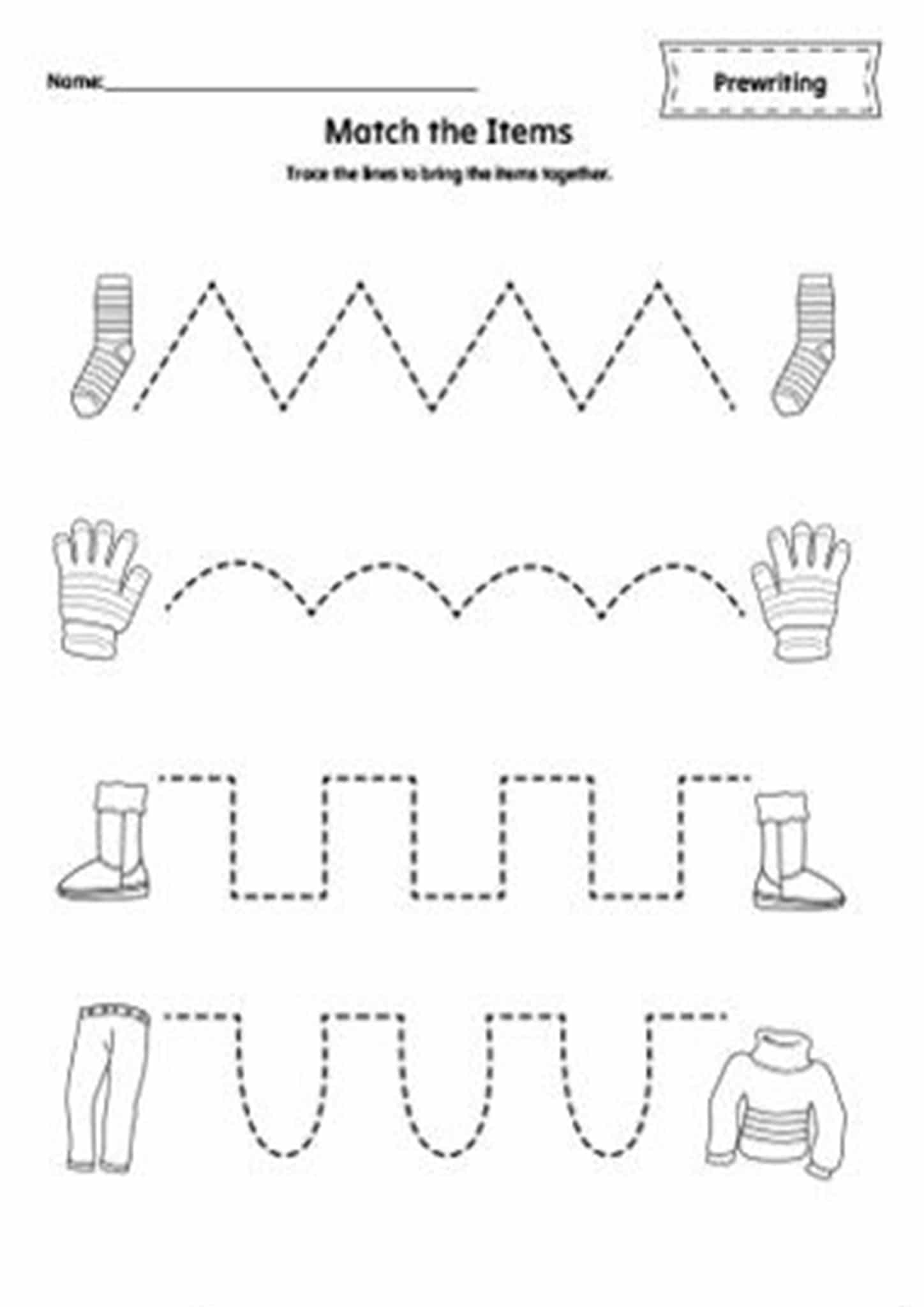 Printable Tracing Straight Lines Worksheets