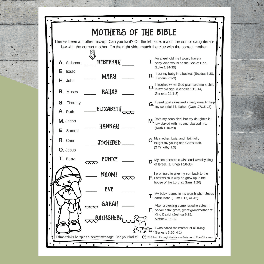 Free Bible Printable Worksheet Download Free Bible Printable Worksheet Png Images Free Worksheets On Clipart Library