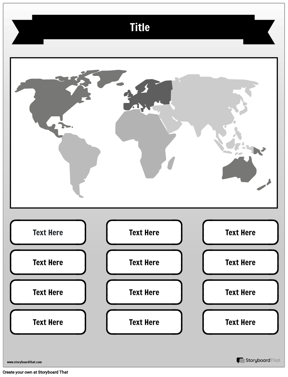 Free Printable Continents Worksheet