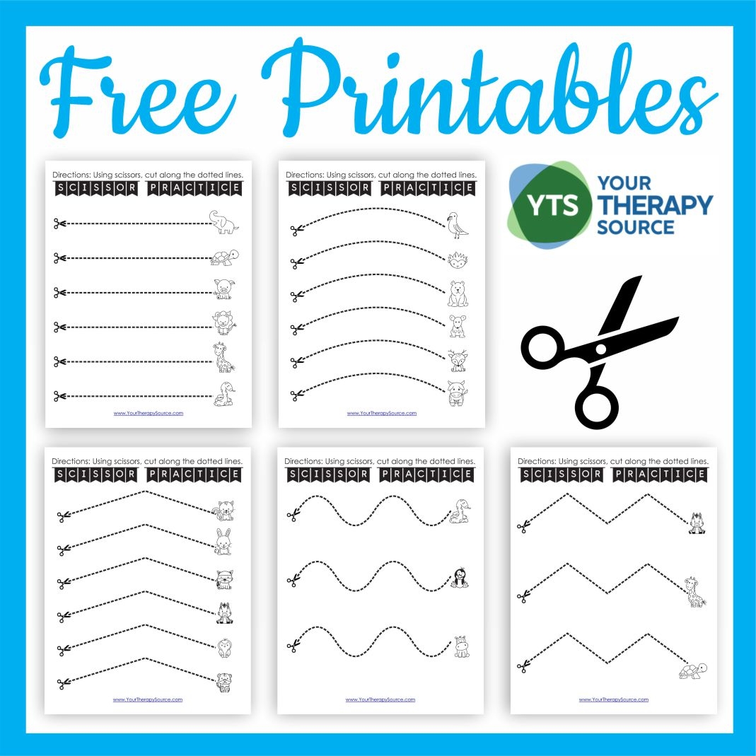 Free Printable Cutting Practice Worksheets For Kindergarten Pdf