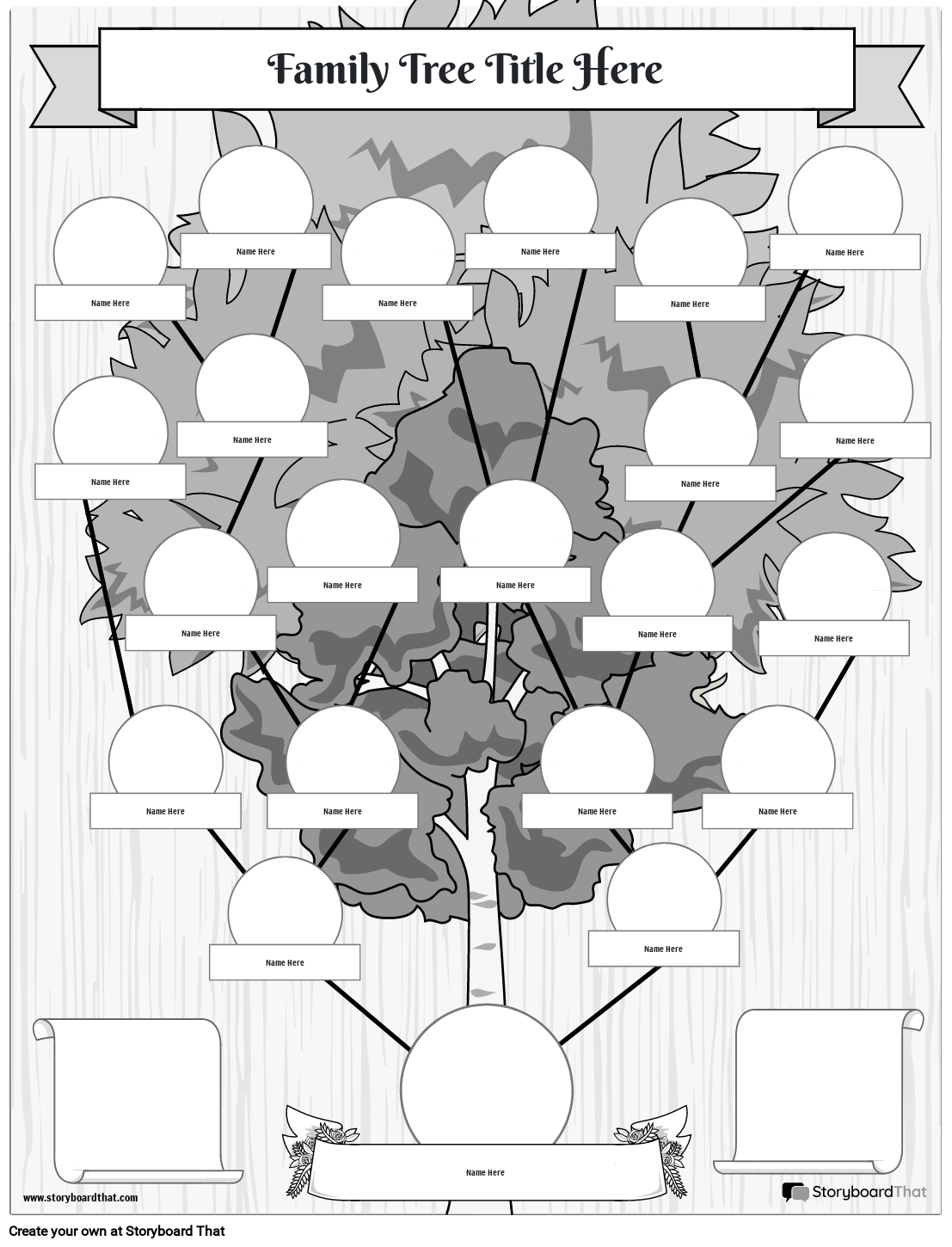Free Family Tree Maker Examples And Templates Online