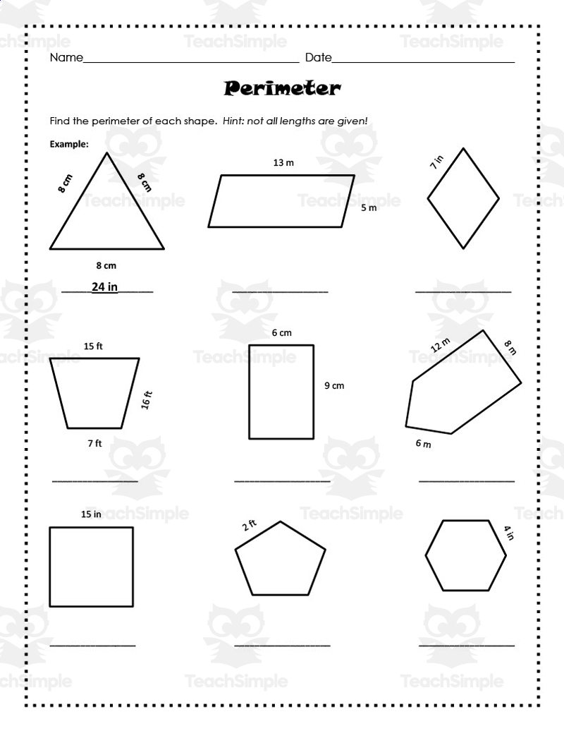 Free Free Perimeter Worksheet Download Free Free Perimeter Worksheet Png Images Free Worksheets On Clipart Library