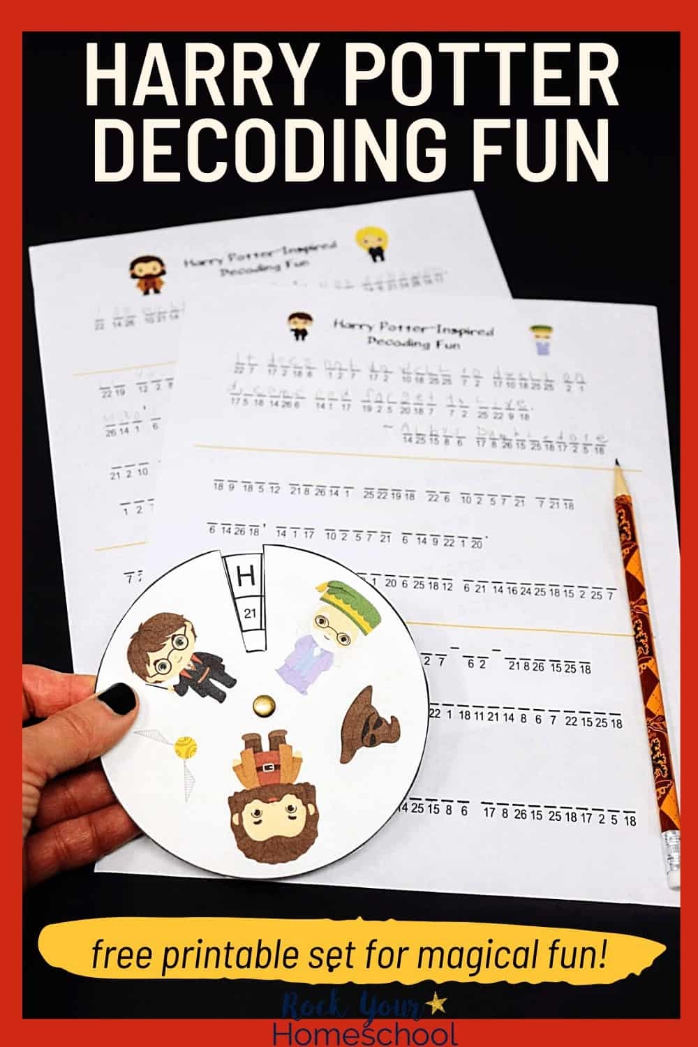 Free Harry Potter Inspired Decoder Fun Printables
