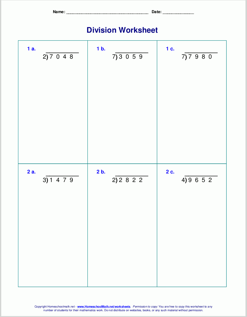 7th Grade Free Printable Worksheets