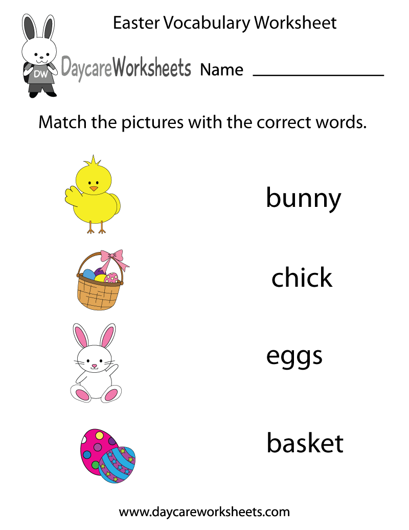 Printable Vocabulary Worksheets