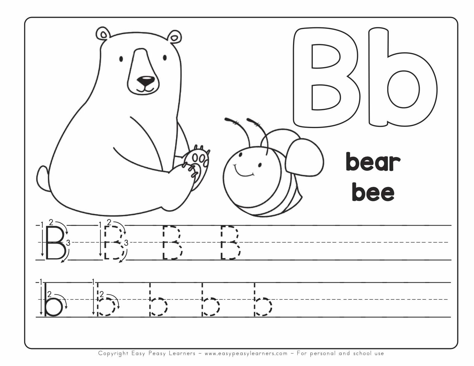 Free Printable Alphabet Worksheets Preschool