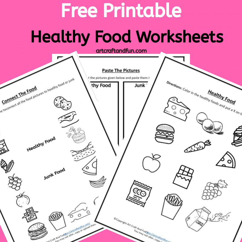 Free Printable Healthy Eating Worksheets