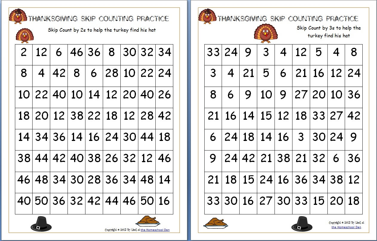 Thanksgiving Free Worksheets Printable