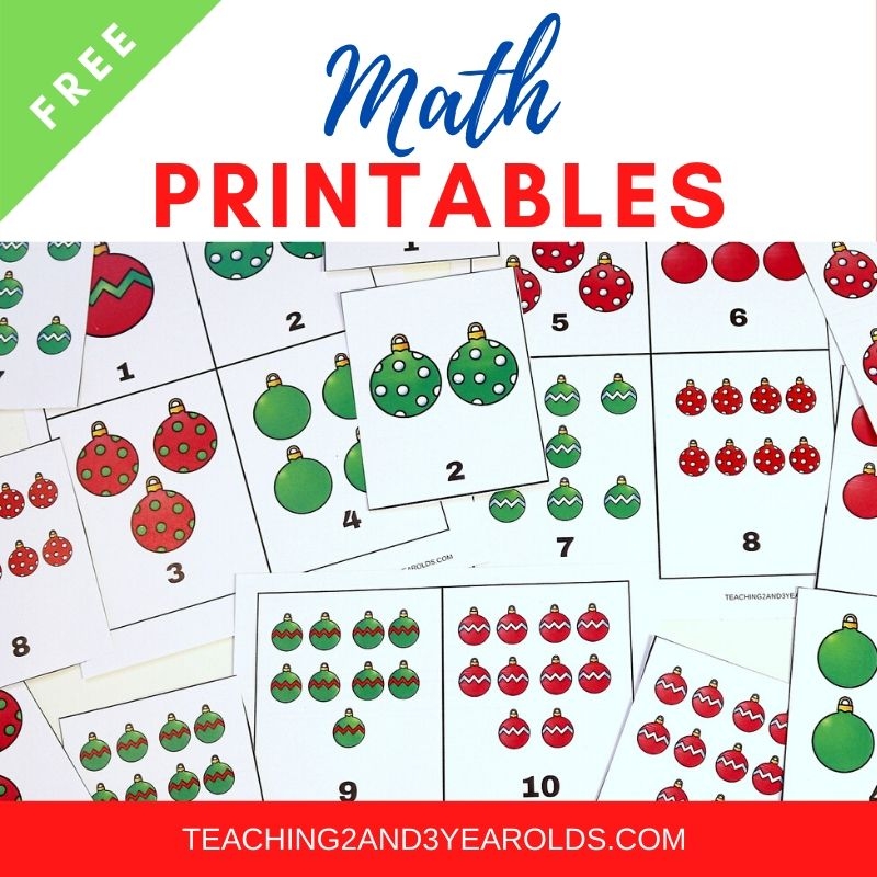 Printable Math Worksheets For Preschoolers