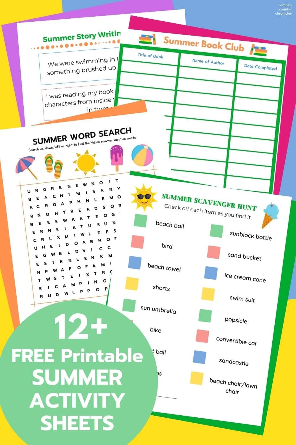 Free Printable Fun Activity Worksheets