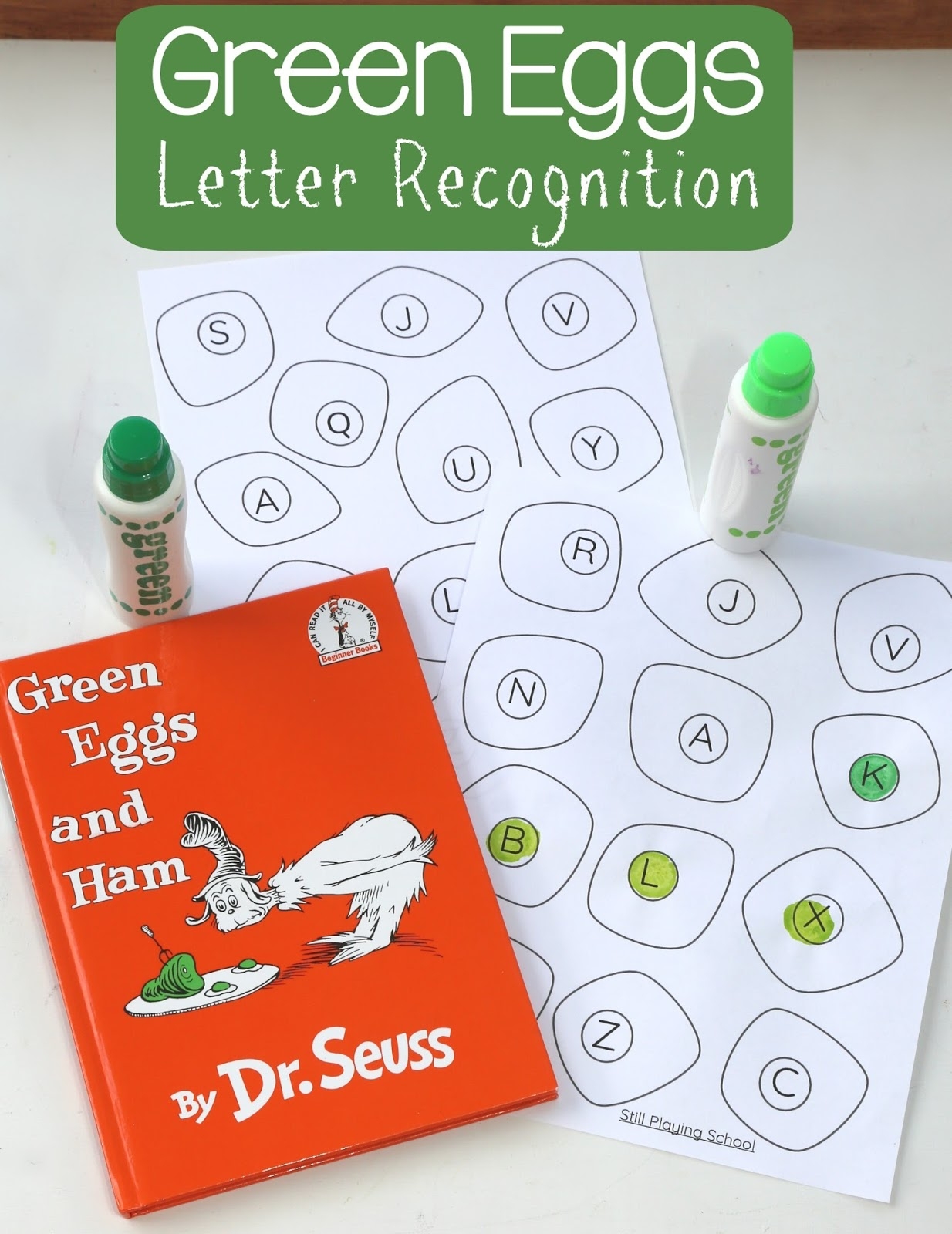 Green Eggs And Ham Free Printable Worksheets
