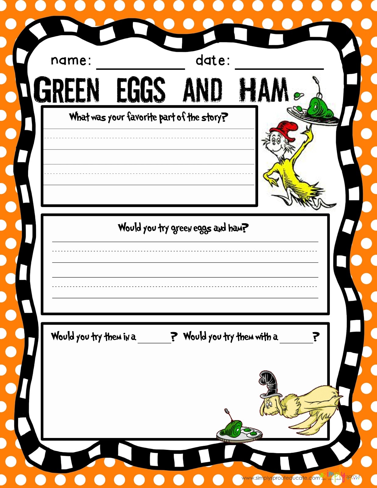 Green Eggs And Ham Simply Sprout