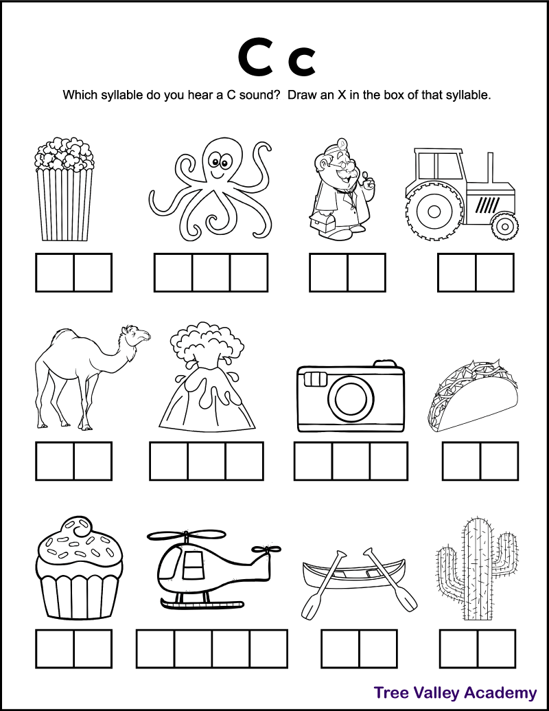 Letter C Worksheets Free Printable