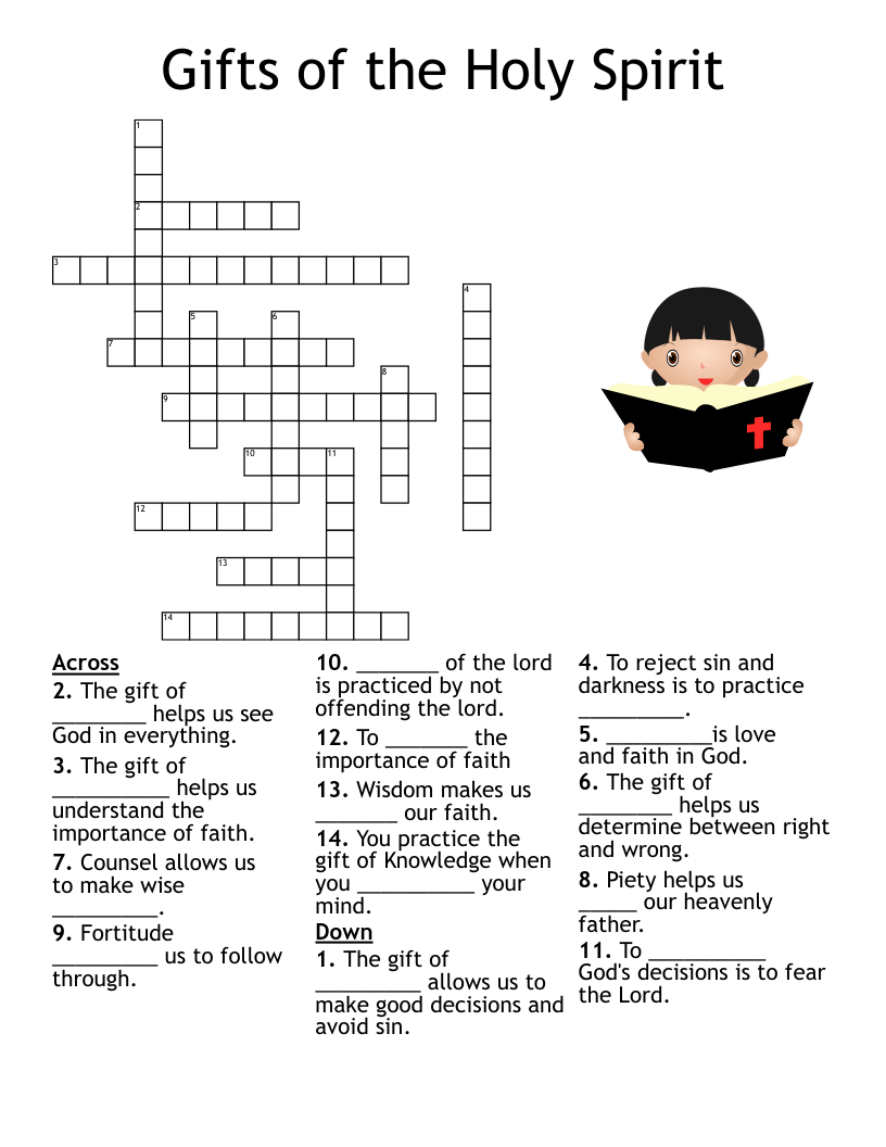 Printable Holy Spirit Worksheets