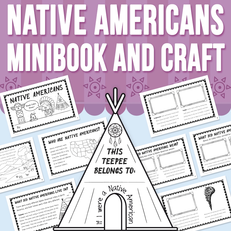 Free Printable Native American Worksheets