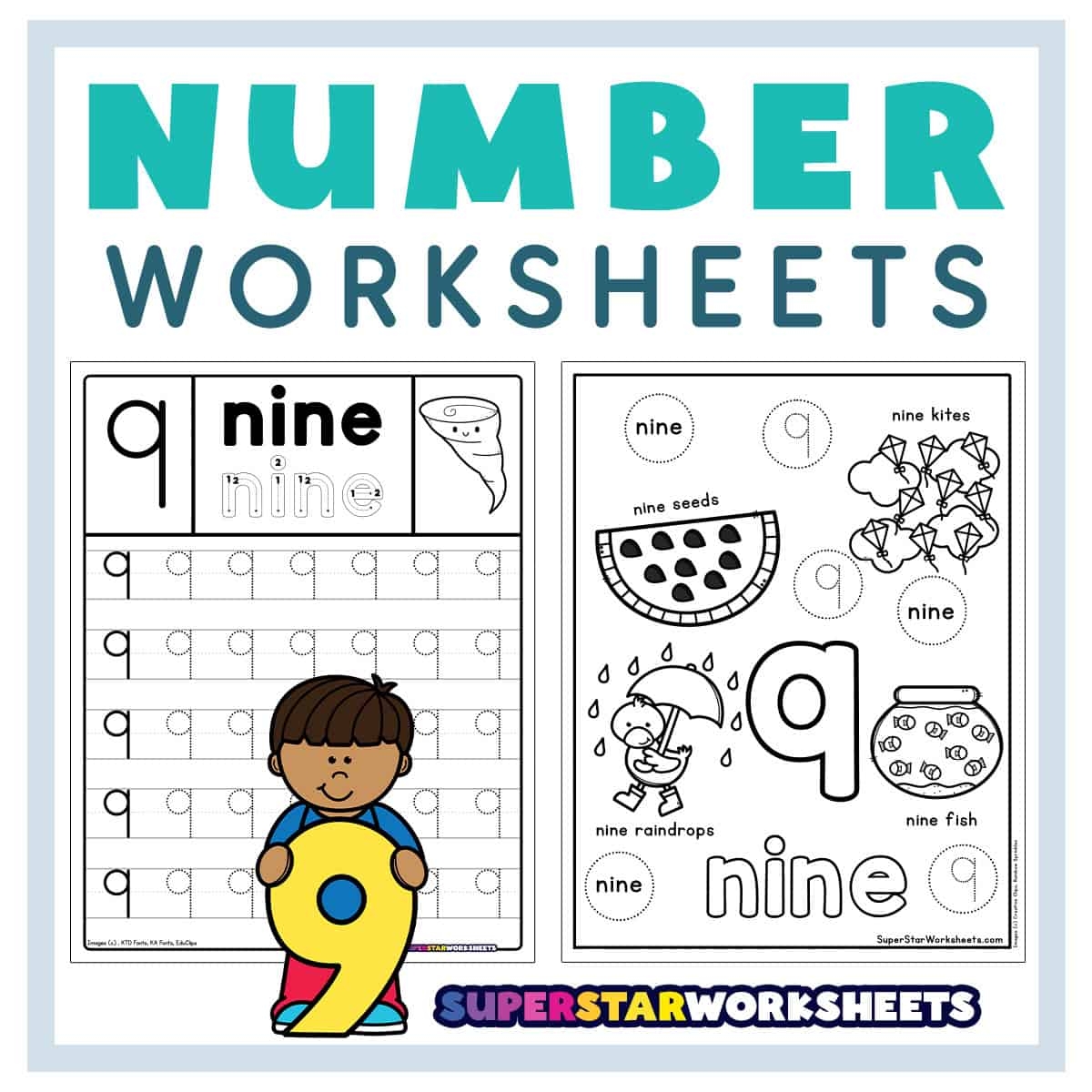 Number Worksheets Superstar Worksheets