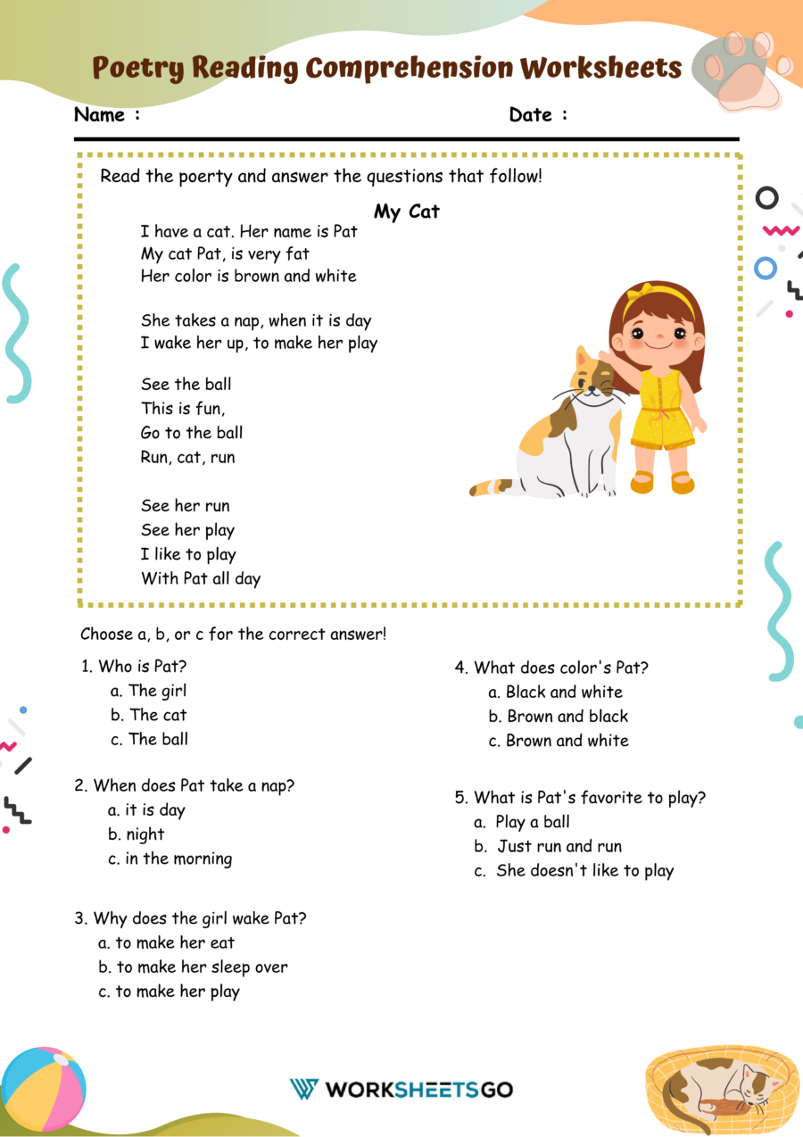 Free Printable Reading Comprehension Worksheets For 4th Graders