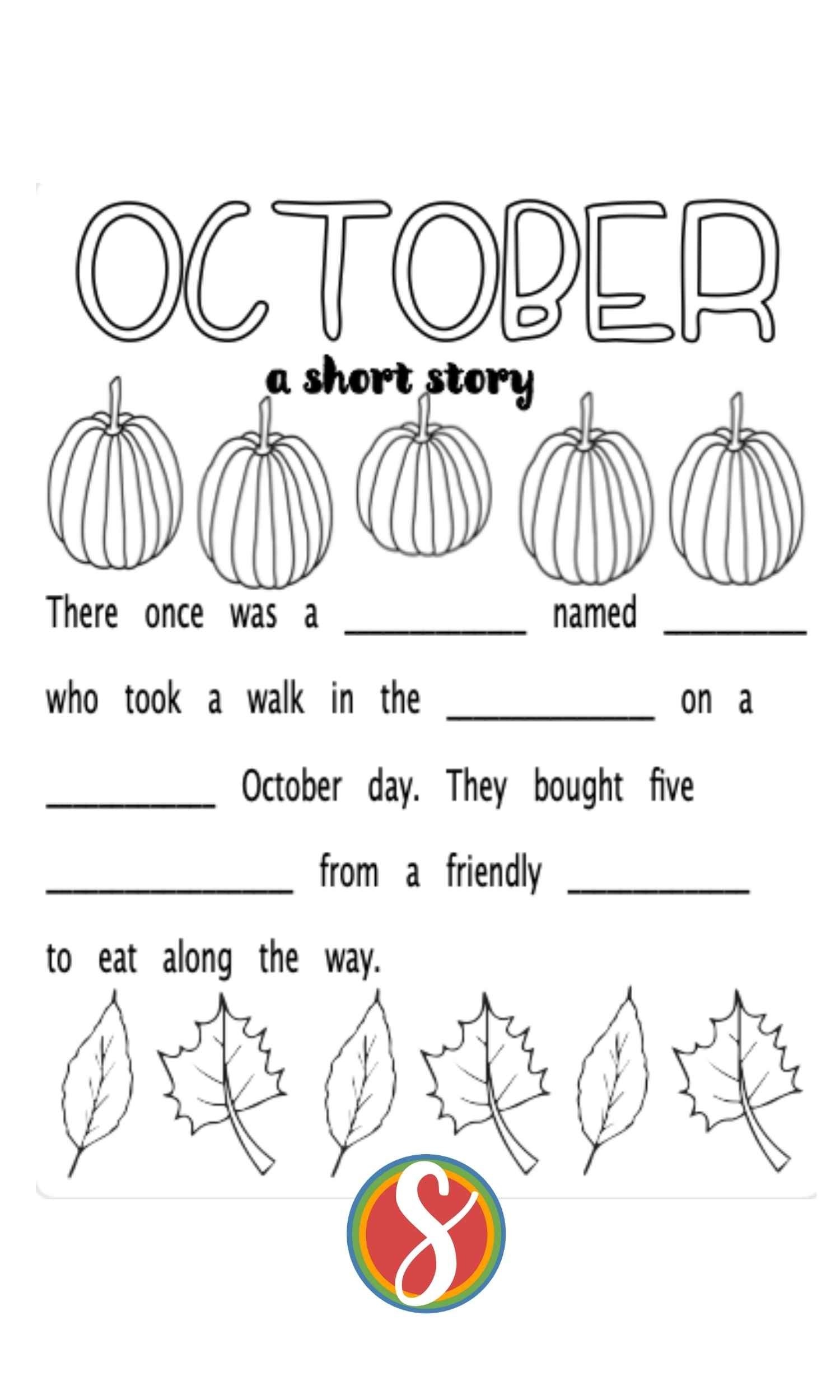 Free Printable Fall Worksheets Pdf