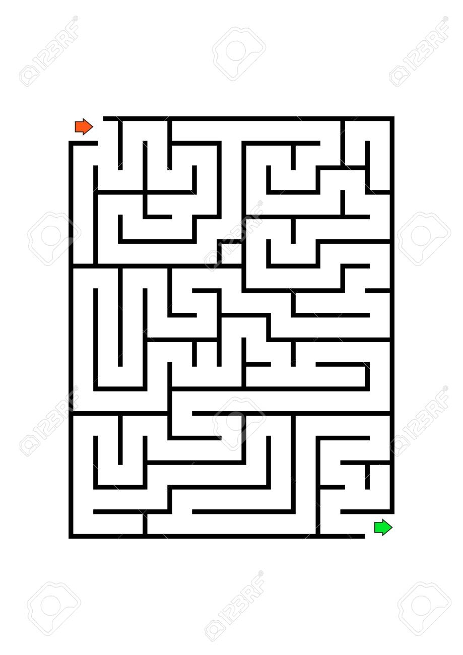Printable Mazes For Kids Maze Games Worksheet For Children Worksheet For Education Games For Homeschooling Royalty Free SVG Cliparts Vectors And Stock Illustration Image 144125328 