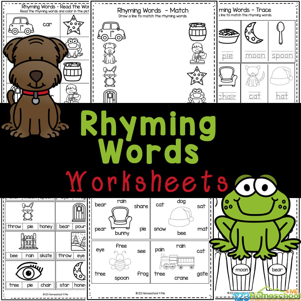 Rhyming Worksheets Free Printable