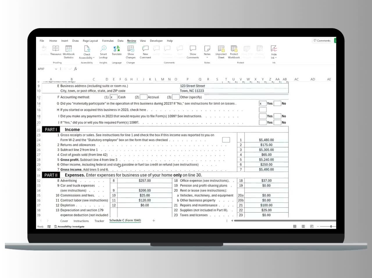 Schedule C Form 1040 Bookkeeping Spreadsheet For Excel And Google Sheets Accounting Spreadsheet For Self Employment Form 1040 Accounting Etsy