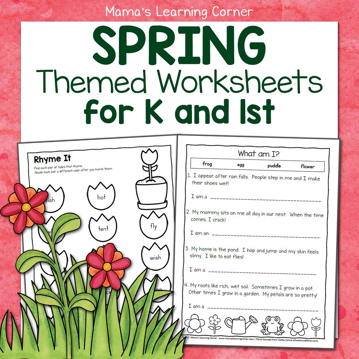 Printable Spring Worksheets