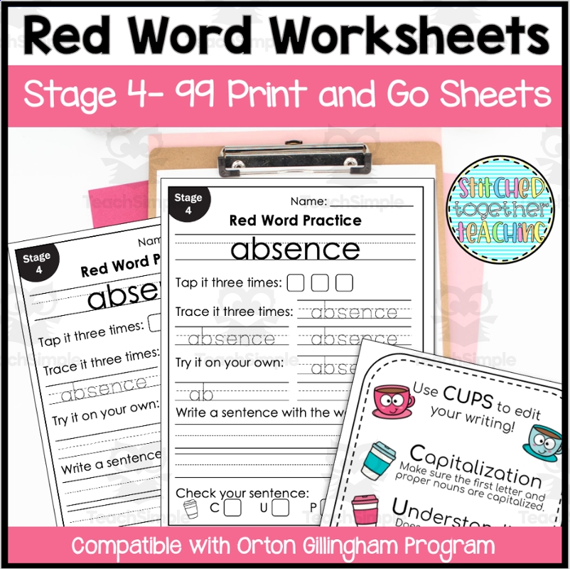 Free Printable Orton Gillingham Worksheets Pdf