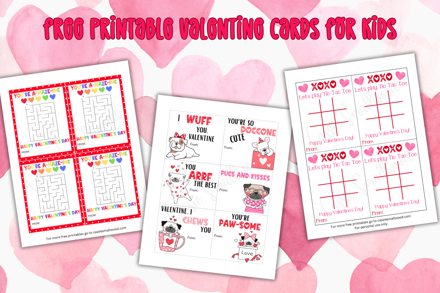 Free Printable Valentine Day Worksheets