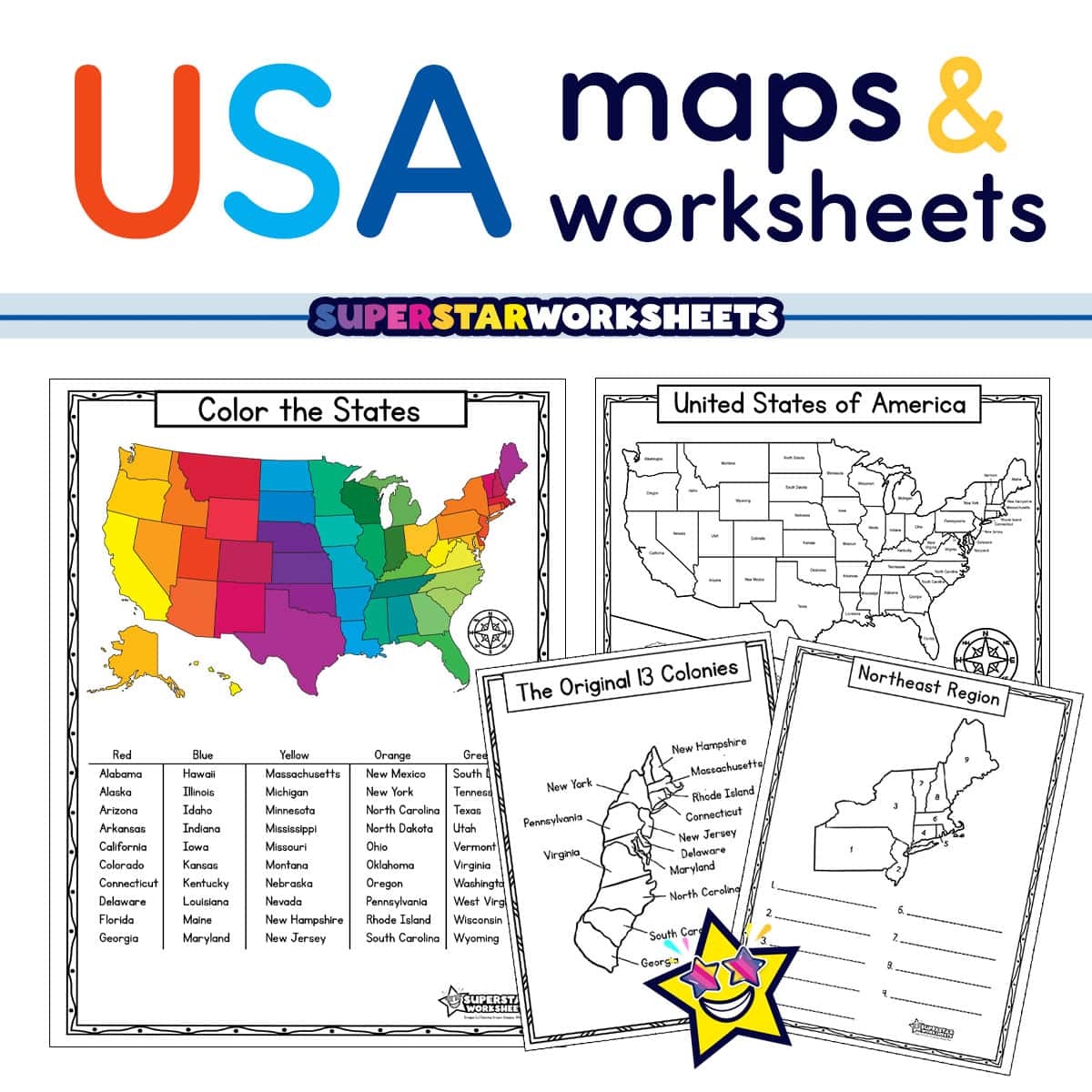 Free Printable Geography Worksheets