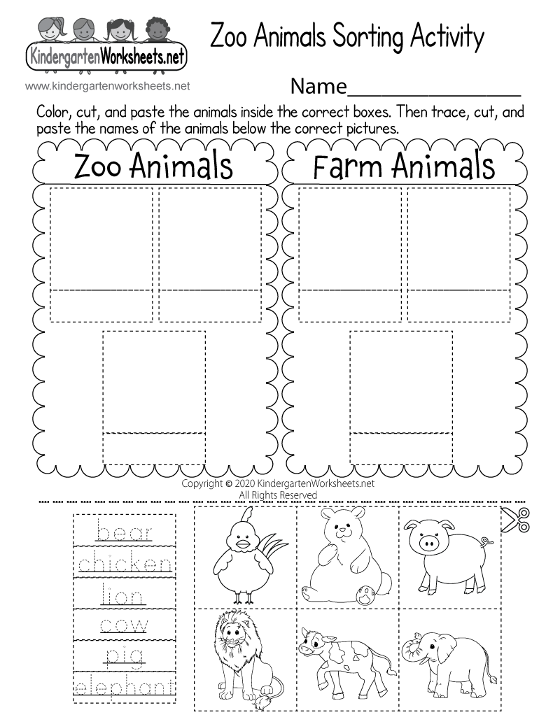 Free Printable Sorting Worksheets