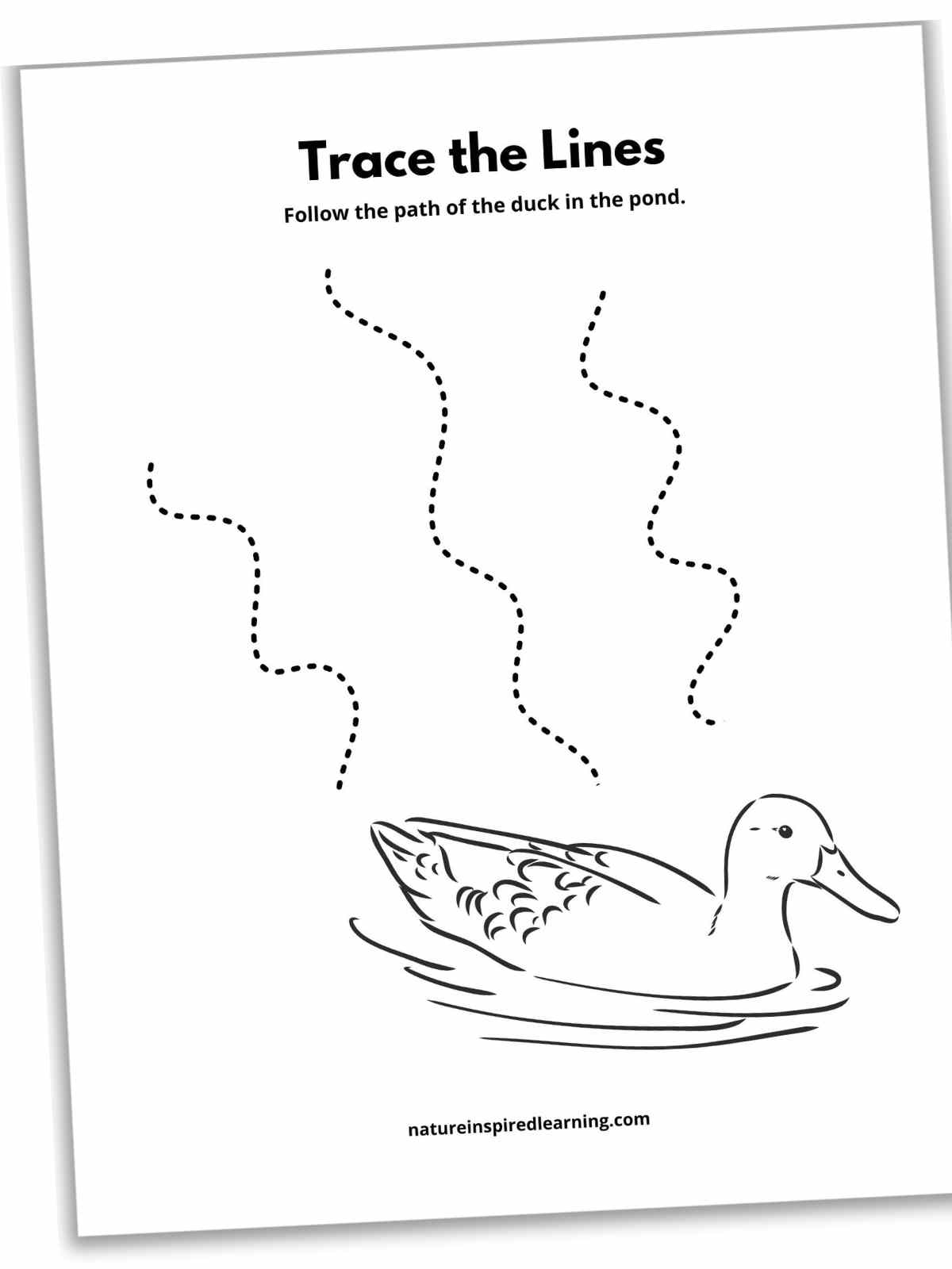 Printable Line Tracing Worksheets