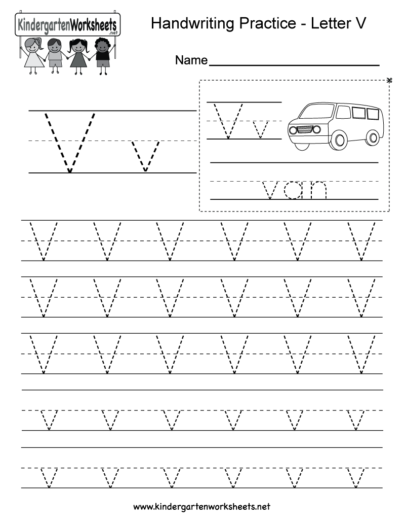 Printable Kindergarten Writing Worksheets