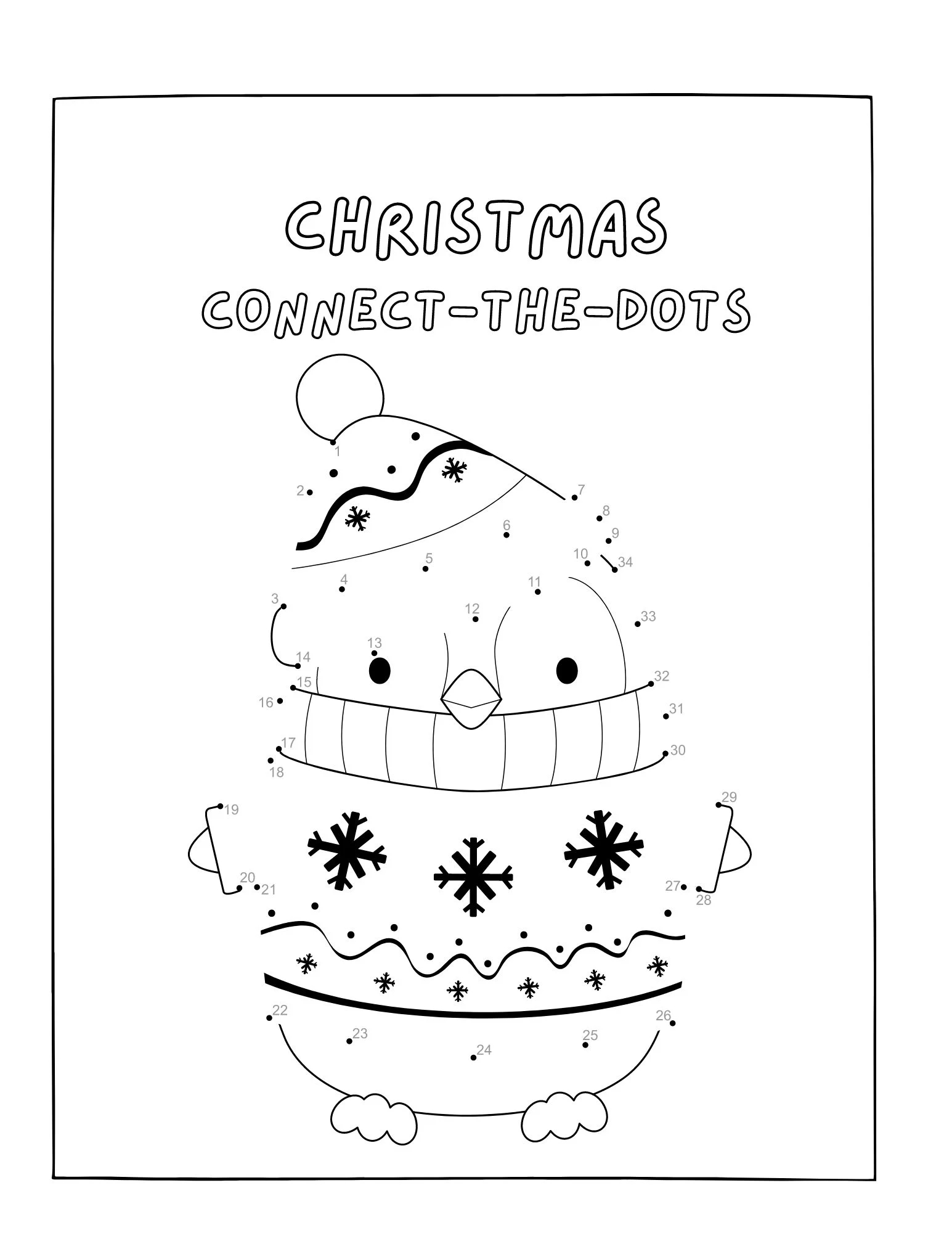 Free Printable Christmas Worksheets For Preschoolers